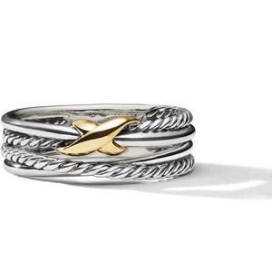 David Yurman  X crossover ring